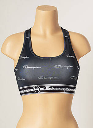Sutien efect material satinat sutiene negru CHAMPION femeie
