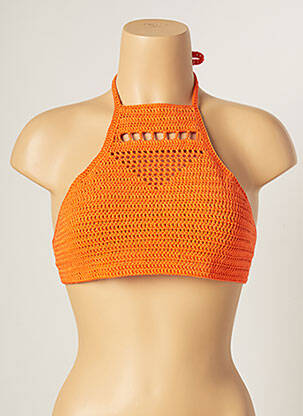 Sutien de costum de baie elasticitate portocalie MAIYA femeie