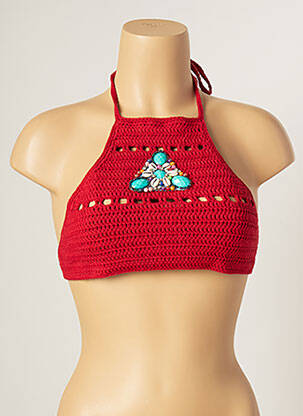 Sutien de costum de baie roșu MAIYA femeie