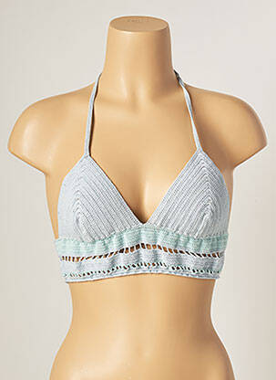 Sutien de costum de baie elasticitate albastru MAIYA femeie