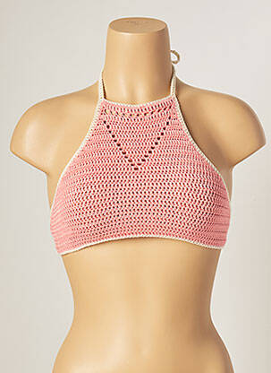 Sutien de costum de baie elasticitate roz MAIYA femeie