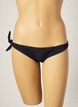 Chiloți de baie microfibre bikini negru NAELIE femeie
