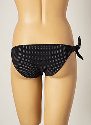 Chiloți de baie microfibre bikini negru NAELIE femeie