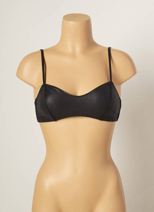 Sutien de costum de baie închidere cu legături de legat gri NAELIE femme