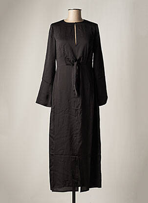 Rochie lungă mâneci lungi mâneci lungi negru DAY OFF femeie