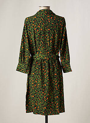 Rochie midi mâneci lungi mâneci lungi verde DAY OFF femeie