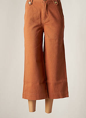 Pantalon 7/8 buzunare maro DAY OFF femeie