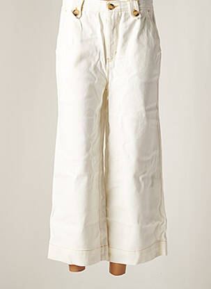 Pantalon 7/8 buzunare alb DAY OFF femeie