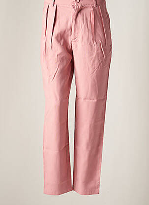 Pantalon slim țesătură poplin mărime normală roz DAY OFF femeie