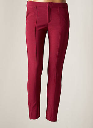 Pantalon slim roșu DAY OFF femeie