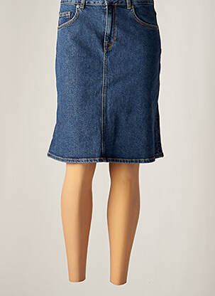 Fustă midi albastru SELECTED femeie