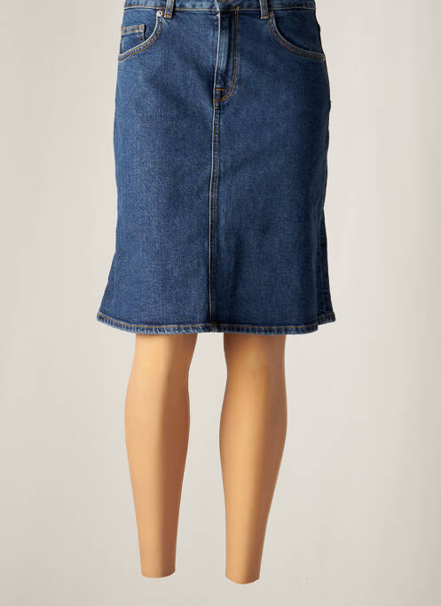 Fustă midi albastru SELECTED femeie