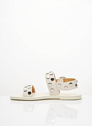 Sandale/pantofi decupați toc plat până la 3 cm alb JIL SANDER femeie