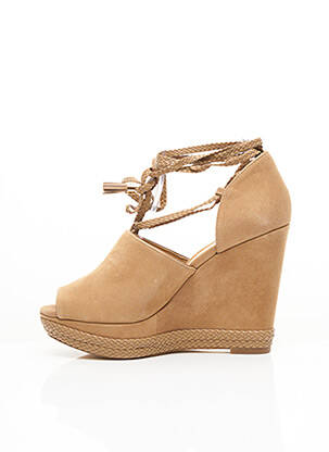 Sandale/pantofi decupați toc de 7 la 9 cm bej MICHAEL KORS femeie