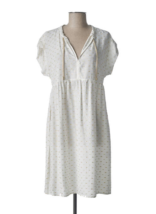 Rochie midi alb EVA KAYAN femeie