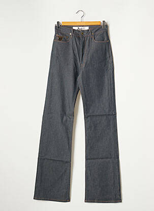 Blugi bootcut selecție denim talie înaltă albastru APRIL 77 femeie