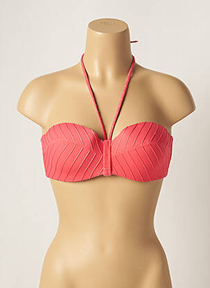 Sutien de costum de baie top sutien modelat top sutien modelat roz LOU femeie