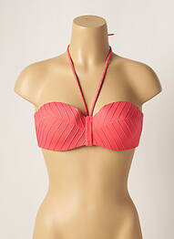 Sutien de costum de baie top sutien modelat top sutien modelat roz LOU femeie
