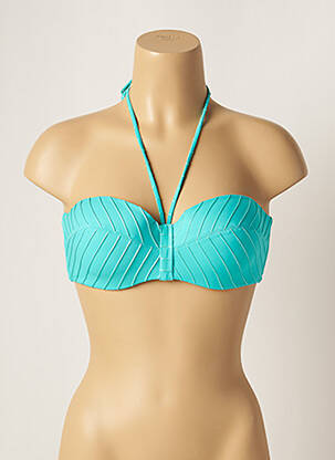 Sutien de costum de baie top sutien modelat top sutien modelat albastru LOU femeie