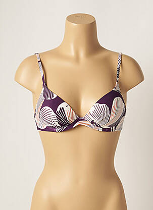Sutien de costum de baie top sutien modelat top sutien modelat violet LOU femeie