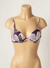 Sutien de costum de baie top sutien modelat top sutien modelat violet LOU femeie