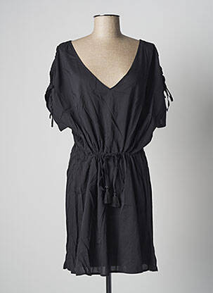 Rochie de plajă croială cambrată negru SIMONE PERELE femeie