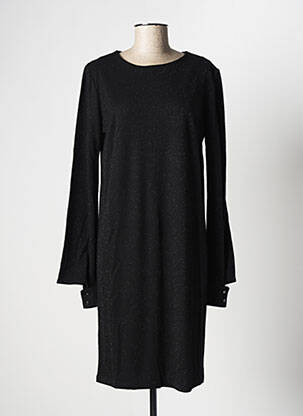 Rochie midi imprimeu fantezie mâneci lungi negru LA FEE MARABOUTEE femeie