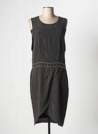 Rochie midi fără mâneci fără mâneci gri IKKS femme