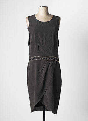 Rochie midi gri IKKS femeie