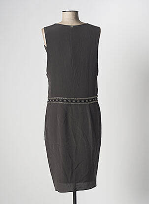 Rochie midi fără mâneci fără mâneci gri IKKS femeie