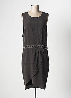 Rochie midi gri IKKS femeie