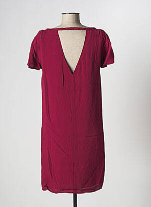 Rochie scurtă mâneci scurte mâneci scurte roz IKKS femeie