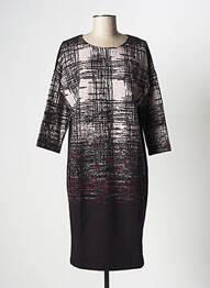 Rochie midi mâneci 3/4 mâneci 3/4 negru LA FEE MARABOUTEE femme