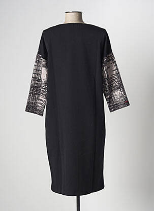 Rochie midi mâneci 3/4 mâneci 3/4 negru LA FEE MARABOUTEE femeie