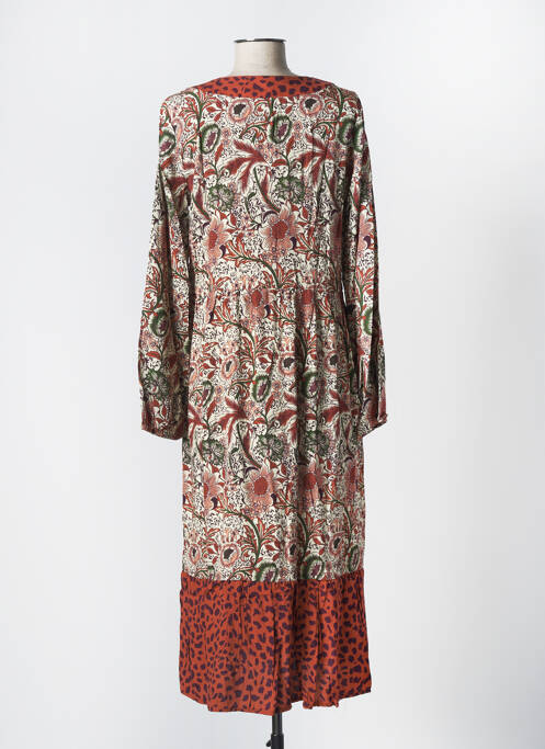 Rochie midi maro LA FEE MARABOUTEE femeie