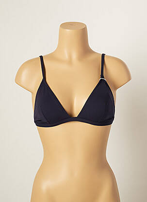 Sutien de costum de baie elasticitate top triunghiuri albastru VANITY FAIR femeie