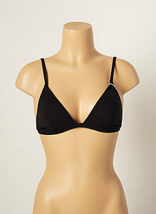 Sutien de costum de baie elasticitate top triunghiuri negru VANITY FAIR femeie