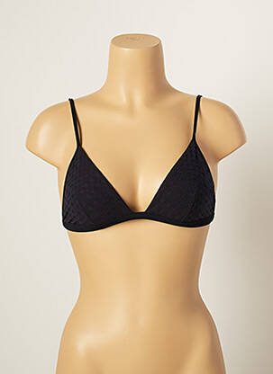 Sutien de costum de baie elasticitate top triunghiuri negru VANITY FAIR femeie