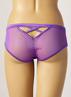 Shorty țesătură tulle violet IMPLICITE femeie