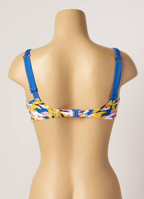 Sutien de costum de baie sutien cupe întregi cu decolteu înalt sutien cupe întregi cu decolteu înalt albastru BESTFORM femme