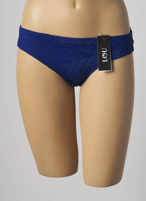 Chiloți de baie albastru LOU femeie
