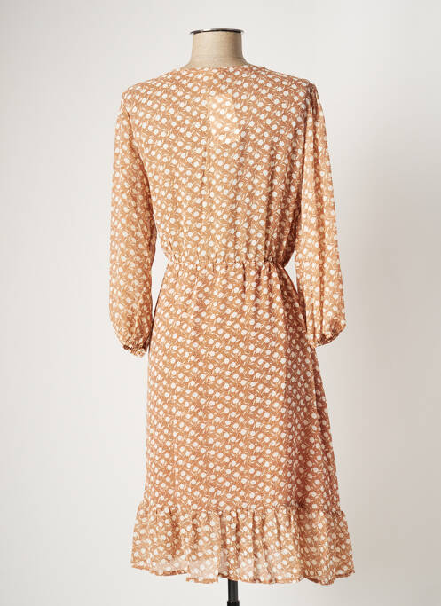 Rochie midi bej SEASON femeie