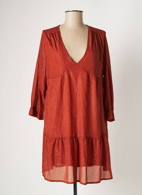 Rochie scurtă maro LILI & LALA femeie