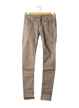 Pantalon slim maro REALS JEANS femeie