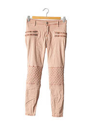 Pantalon 7/8 elasticitate talie joasă portocaliu ZARA femeie