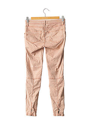 Pantalon 7/8 elasticitate talie joasă portocalie ZARA femeie