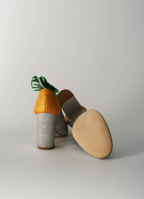 Pantofi cu toc gri APOLOGIE femeie