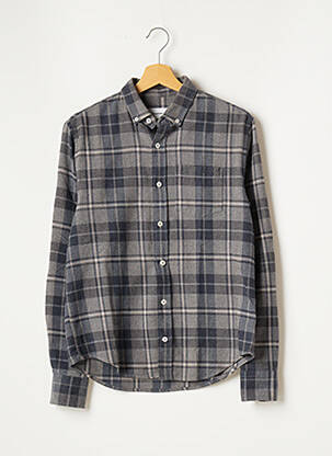 Cămașă cu mâneci lungi gri DRAPEAU NOIR bărbat