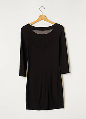 Rochie scurtă mâneci 3/4 mâneci 3/4 negru SUITEBLANCO femeie