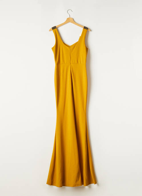 Rochie lungă galben SANS MARQUE femeie